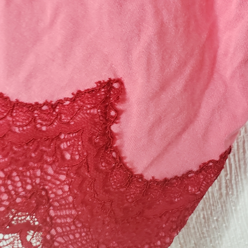 Soma Lace Trim Sleeved Robe Size Small/Medium - Picture 6 of 9